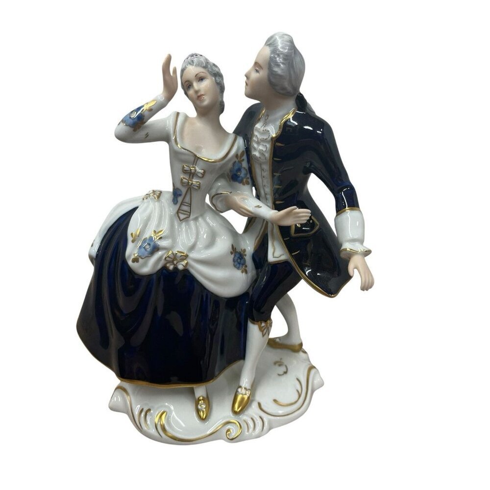 Vintage Royal Dux Bohemia Porcelain Dancing Figurine Czech Republic # 137 25